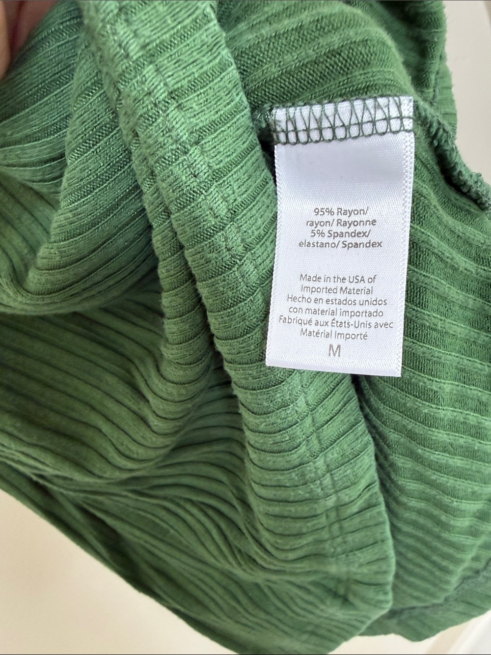 Beyond Yoga Green Ribbed Tank & Bottom Set - Picture 8 of 8